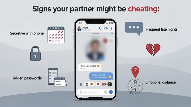 Signs Your Partner May Be Cheating