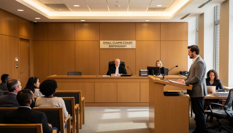 Taking an Individual to Small Claims Court in Birmingham